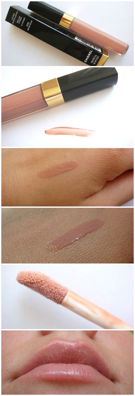 Les Beiges De Chanel блеск для губ Levres Scintillantes в оттенке 206 ...