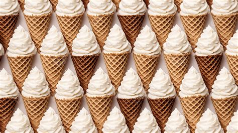 Seamless Waffle Texture Ice Cream Cone Pattern Background, Waffle ...