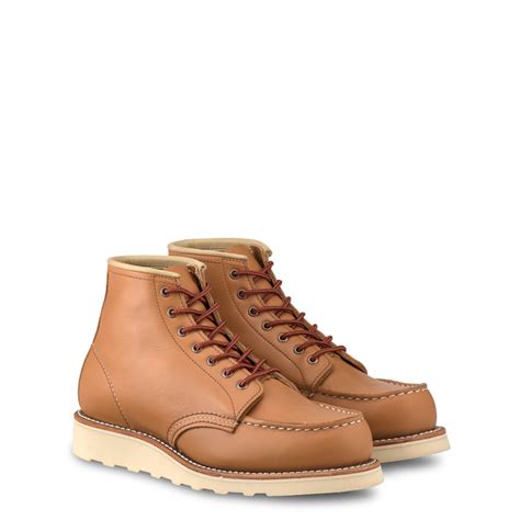 Red Wing Shoes - Bottines - Moc Toe - Cuir - marron - Veepee