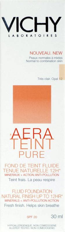 VICHY Aera teint mineral fluid foundation 12 opal 30ml | The Pharm Shop