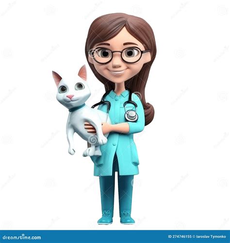 Female Veterinarian Cartoon