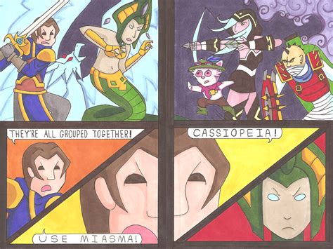 Life Imitates Comics: #24 LoL Cassiopeia Pages 1-2