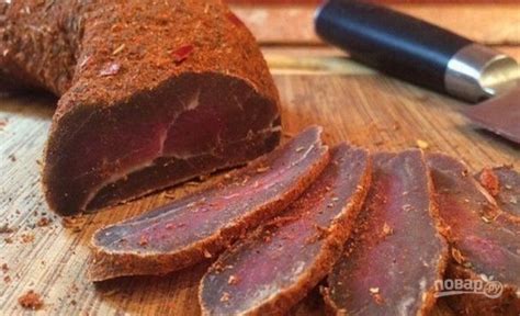 Вяленое мясо - пошаговый рецепт с фото на Повар.ру