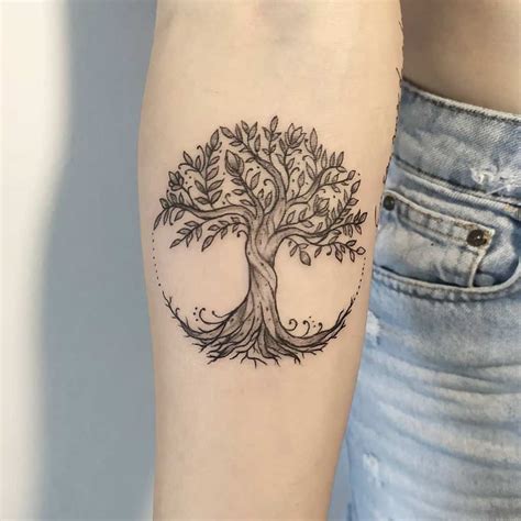 temporary tattoo tree  life  amelie monk blog