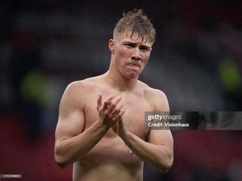 Rasmus Hojlund of Manchester United after the Premier League match ...