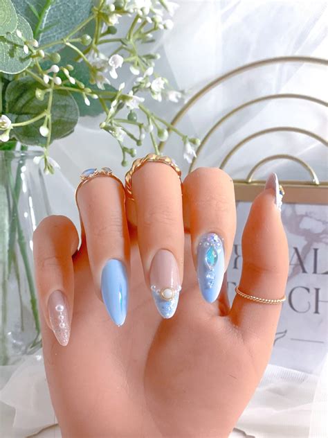 20+ Light Blue Nail Designs You Must Try - Sweet Money Bee