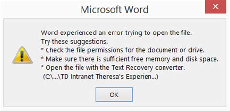 recover damaged microsoft word documents  files  read errors