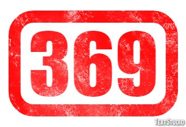 369 Text Effect and Logo Design Number