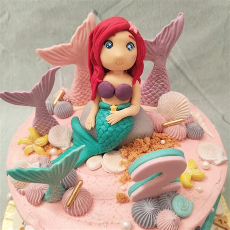 Ariel Mermaid Cake | Ariel Cake | Order Custom Cakes in Bangalore – Liliyum Patisserie & Cafe