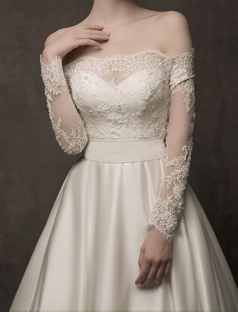 Ivory Lace Wedding Dress Vintage Satin Wedding Dress off - Etsy