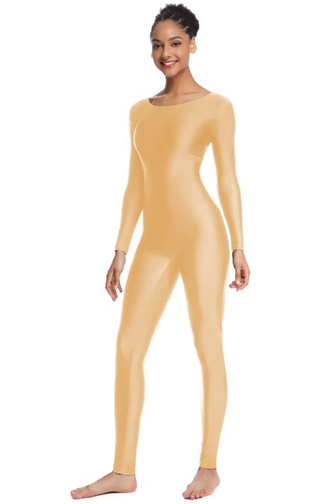Snapklik.com : Womens Long Sleeve Unitard Dance Costume Spandex Full