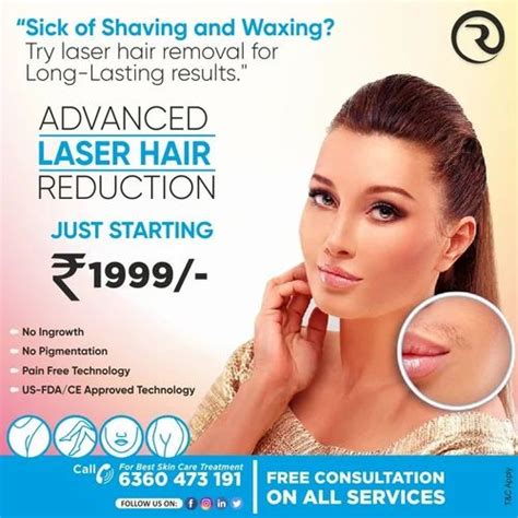 Upper Lip Hair Removal treatment with laser at Rs 1999/session in ...