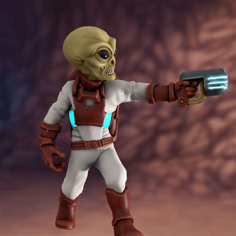 A Zetan (Alien) From Fallout series : r/HeroForgeMinis