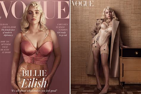 Billie Eilish poses for Vogue & shows off her curves in stunning new ...