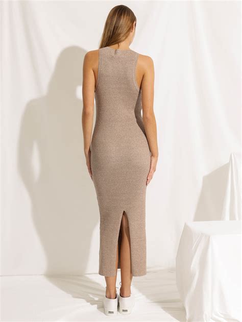 Nude Lucy Nude Classic Knit Dress Cassia | Glue Store