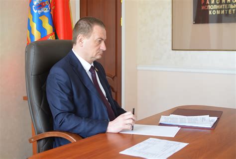 Председатель Миноблисполкома Александр Турчин проводит прием граждан в ...