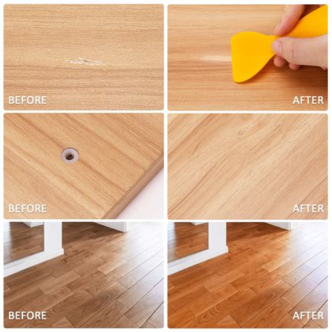 Snapklik.com : Furniture Repair Kit Wood Filler, Upgrade 6 Colors Oak