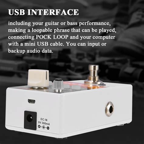 ammoon POCK LOOP Looper Guitar Effect Pedal 11 Loopers Max.330mins ...