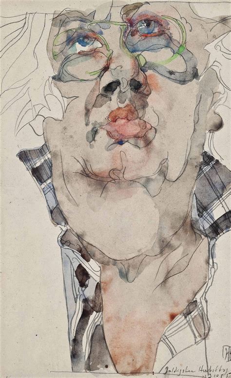Horst Janssen (1929-1995) Goldigster Herbsttag (The Goldest Autumn Day ...