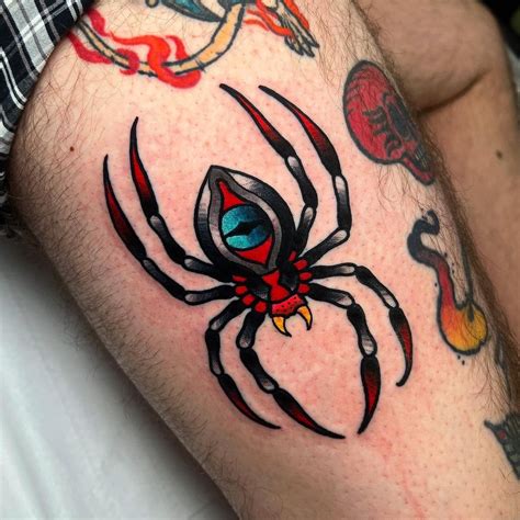 Details 73+ neo traditional spider tattoo best - in.cdgdbentre