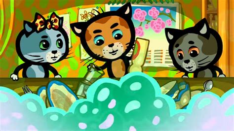 КОТЯТКИНЫ ИСТОРИИ - Чистая посуда | Мультфильм для маленьких | Три ...