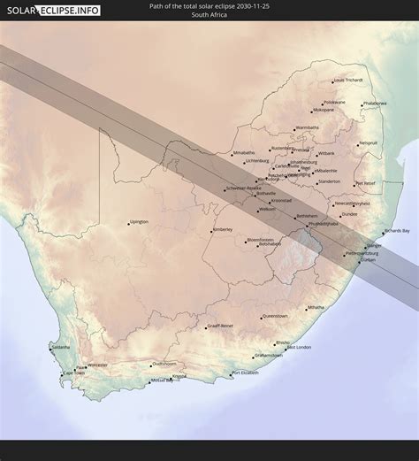 Total solar eclipse of 11/25/2030