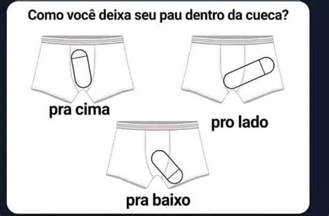 Enfiando O Pau No Cu - Como você deixa seu pau dentro da cueca? pra cima pro lado pra baixo ...