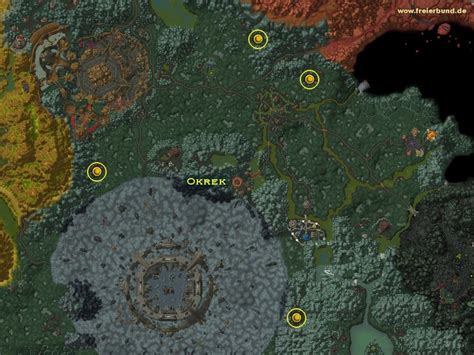 Okrek - Monster - Map & Guide - Freier Bund - World of Warcraft