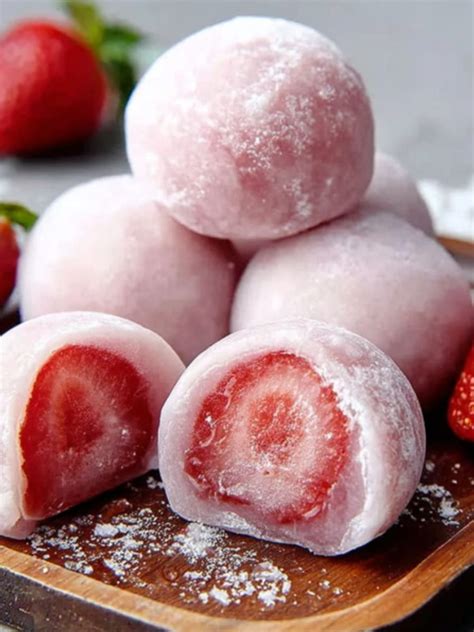 strawberry mochi