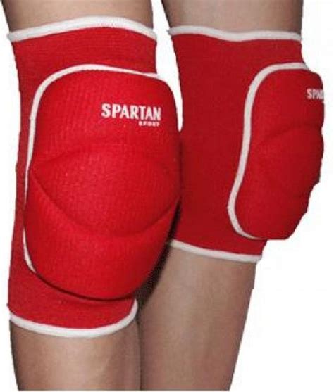 Червени наколенки за спорт Spartan - store.bg
