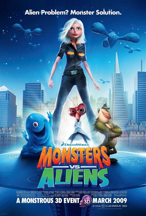 'Monsters vs. Aliens' (2009) - This animated film from DreamWorks