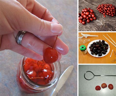 how to pit cherries with a bottle opener