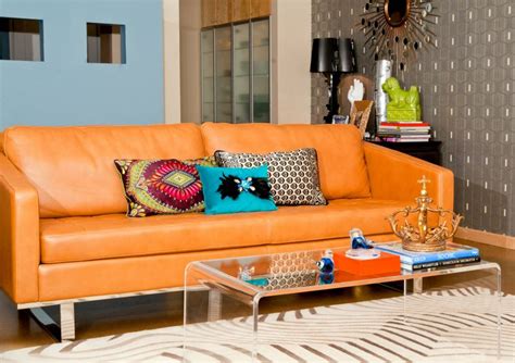 Fall Into Orange: Living Room Accents for All Styles