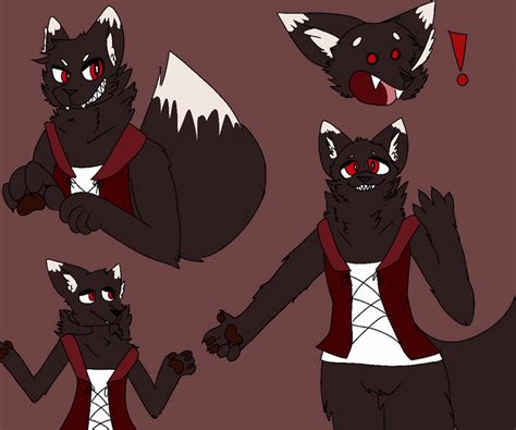 werewolf vampire fursona  digitalkatten  deviantart