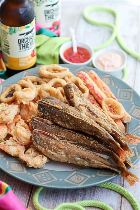 deep fried seafood platter ang sarap