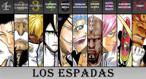 Bleach characters, Bleach captains, Espada bleach