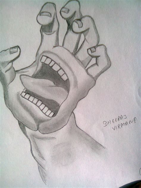 hand pencil drawings 7