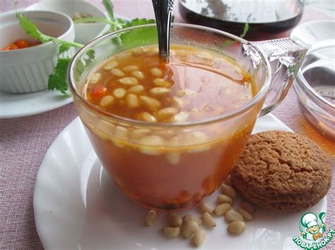 Чай с облепихой и кедровыми орехами – кулинарный рецепт