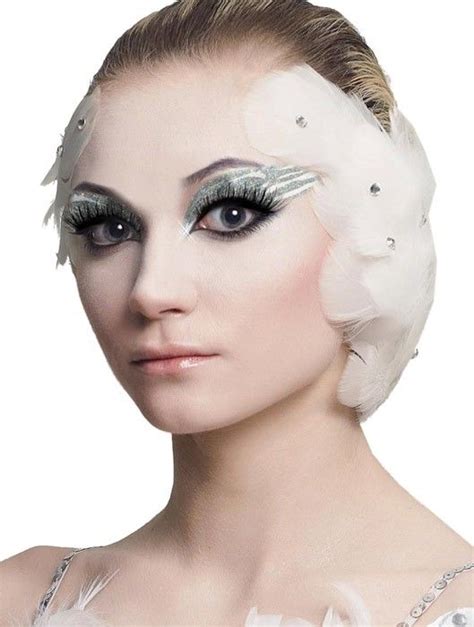 White Swan Stick On Eye Makeup | White swan, Costume eyes, Fantasy makeup