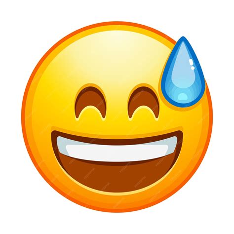 Emoticon di alta qualità Emoji imbarazzante Emoticon che ride