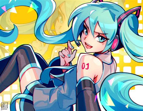 Hatsune Miku :: Hatsune Miku (Хацуне Мику, Хацунэ Мику) :: vocaloid