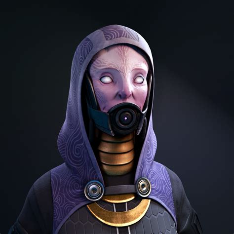 ArtStation - Tali'Zorah - Mass Effect Fan Art