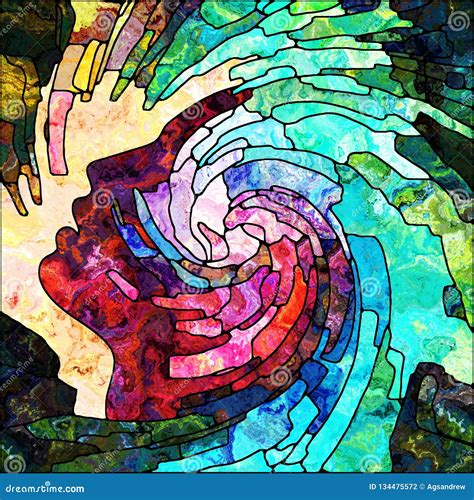 Spirit of Spiral Color stock illustration. Illustration of mosaic