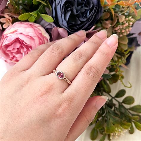 garnet ring for women