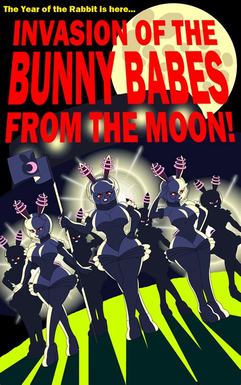 Invasion of the Bunny Babes from the Moon! by scarlet-nekomata on