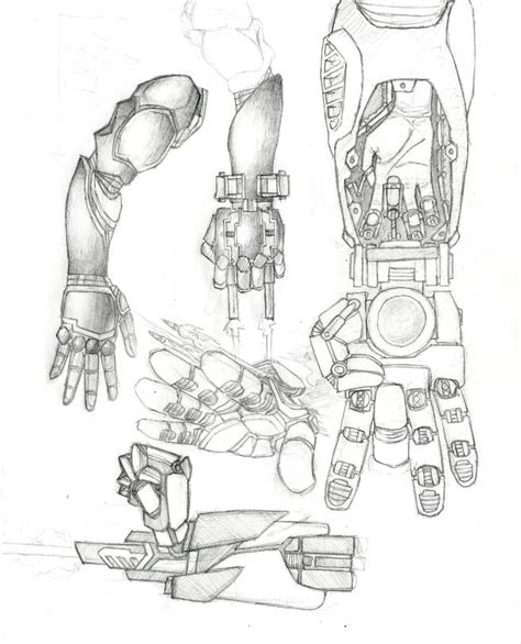 Robot Hand Design 02 by ecogenesis on DeviantArt