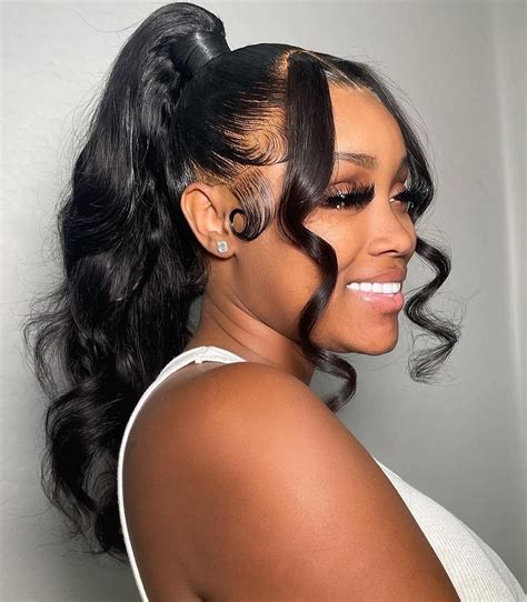 weave ponytail hairstyles  black hair styles