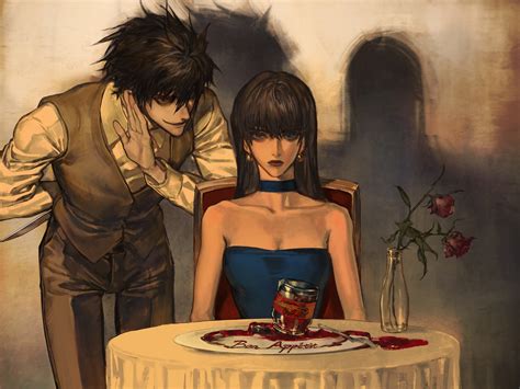 misora naomi and beyond birthday (death note) drawn by mvrl | Danbooru