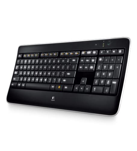 Logitech Wireless Illuminated Keyboard - клавиатура с интеллектуальной ...