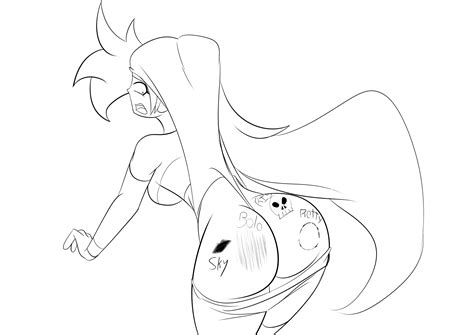 Rule 34 - ass ass focus atomic wedgie black and white bondage butt ...